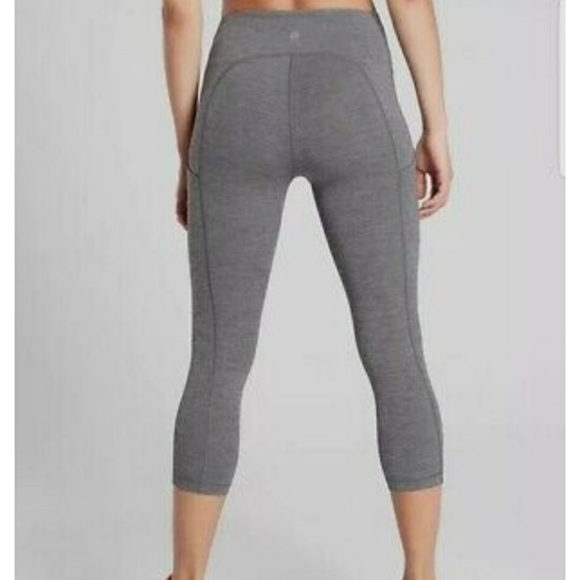 Athleta Sz XS Ultimate Stash Pocket Capri Gray - Picture 2 of 15
